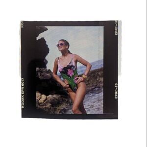 Kathy Ireland Photo Slide Swimsuit Model Catalog Production Picture (C7)‎